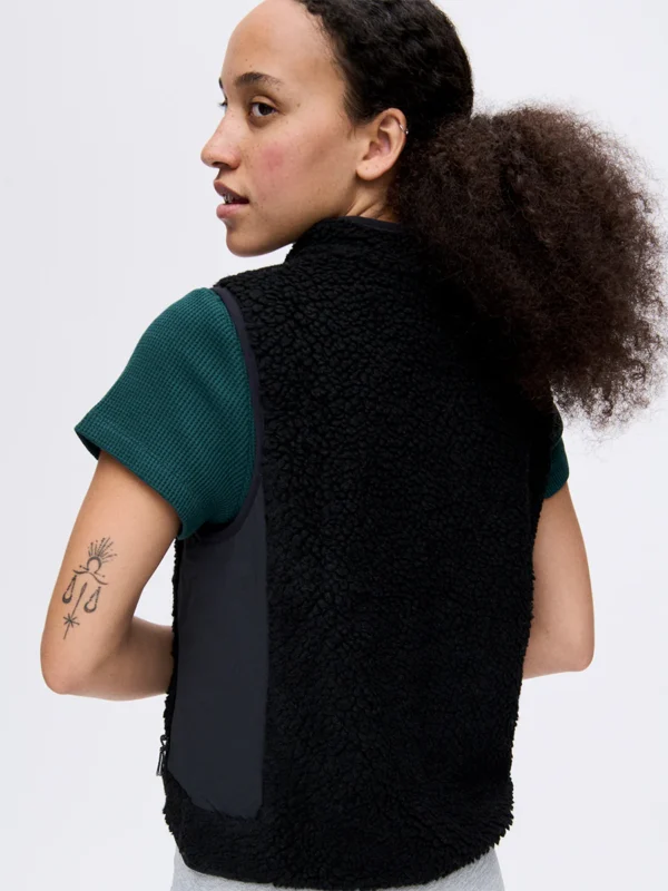 W501651-CDF-BLK_CandyFleeceVest_Black_034 Candy Fleece Vest